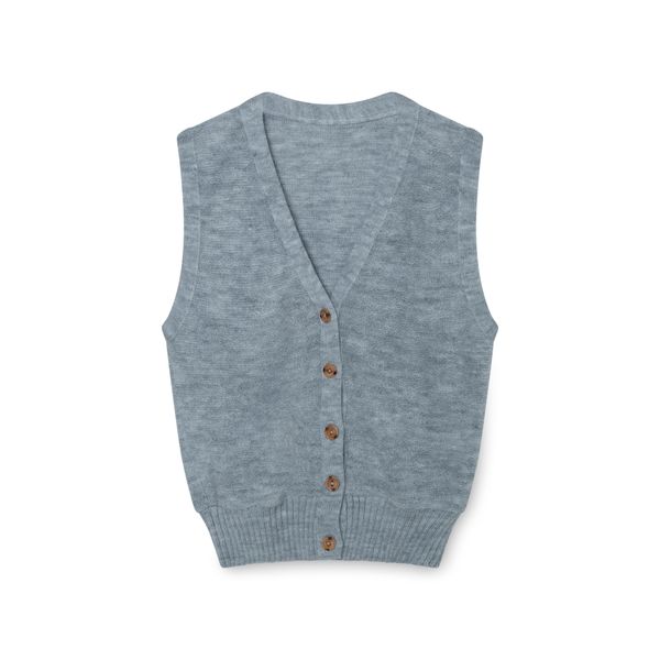 Vintage Grey Terrycloth Vest