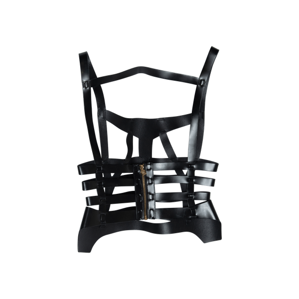 Herve Leger Black Leather Harness