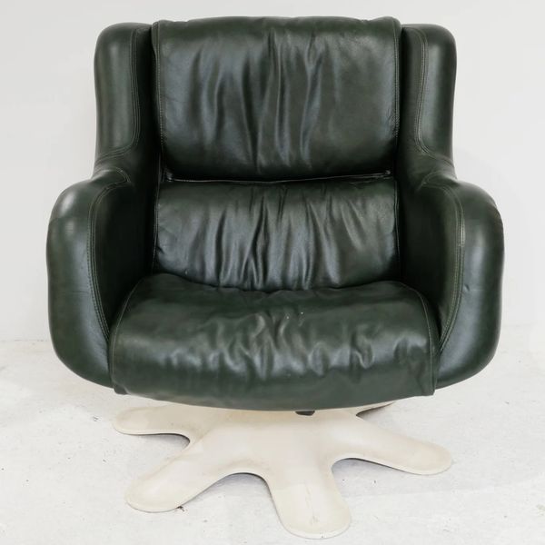 Dark Green Lounge Chair for Yrko Kukkapuro for Haimi