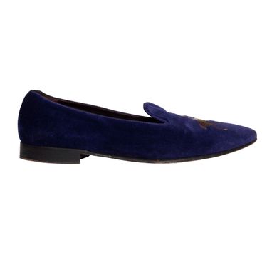 Ralph Lauren Purple Label Collis Velvet Loafer