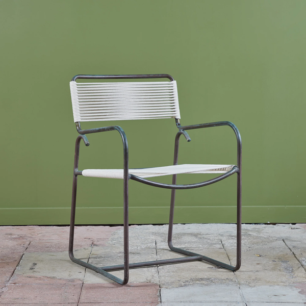 Bronze Patio Dining Armchair by Walter Lamb for Brown Jordan