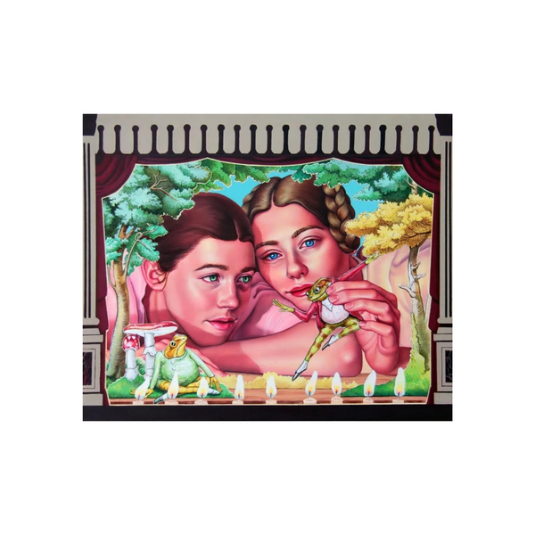 Self-Portrait with Frog Ballet (for Beatrix Potter) by Emma Steinkraus, 2021