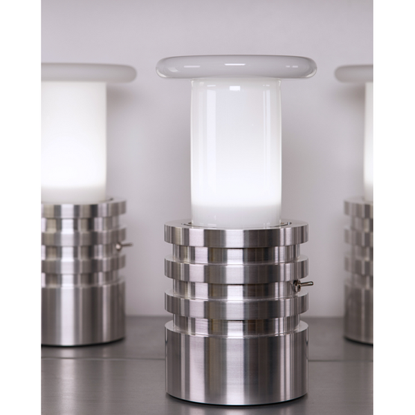 Mycelium Lamp in Glossy White