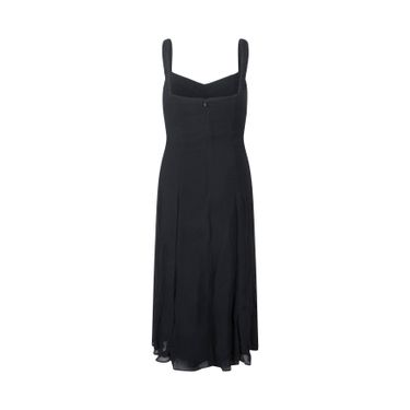 Reformation Midi Slit Dress- Black 