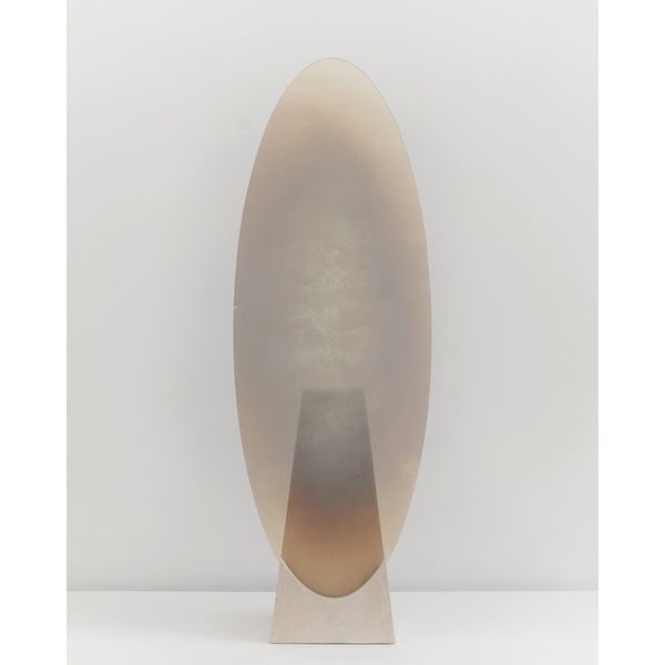 Void Mirror Floor - Oval