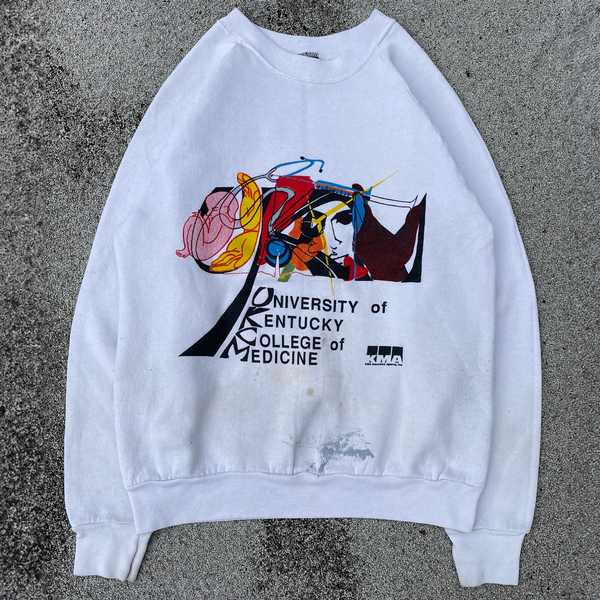 1990s Painter's College of Medicine Art Raglan Cut Crewneck