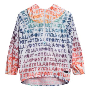 Adidas by Stella McCartney Cropped Rainbow Windbreaker Jacket