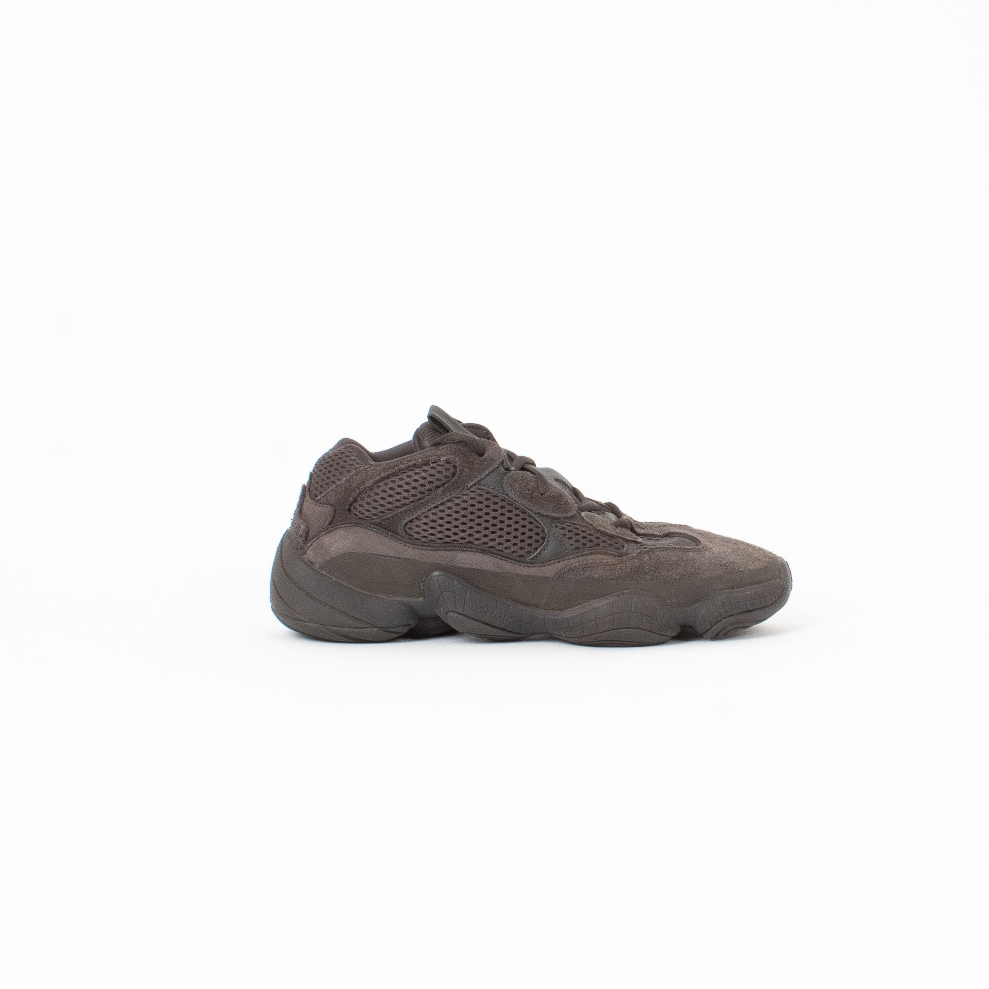 Adidas Yeezy 500 in Utility Black by Yung Jake | Basic.Space