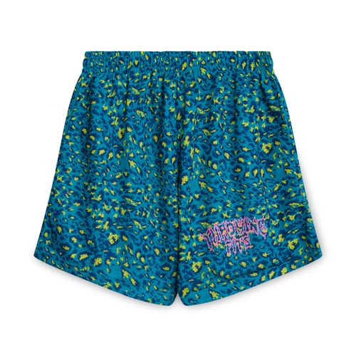 Throwing Fits Blue Leopard Mesh Shorts