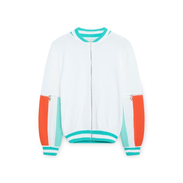 Knitts Knit Varsity Zip Up