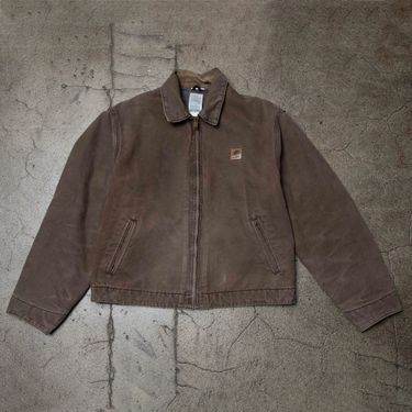 Vintage Carhartt Brown Collared Jacket