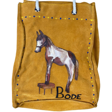 Bode Hand Painted Suede Tote