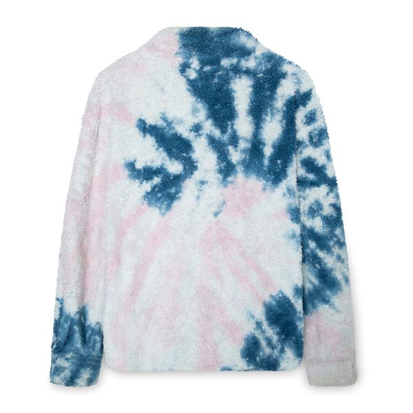 The Elder Statesman Tie Dye Fleece Bomber Jacket