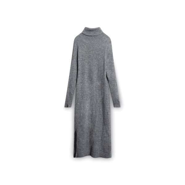 Designers Remix Charlotte Eskildsen Turtleneck Sweater Dress - Grey