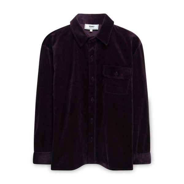 YONY Corduroy Button Down Shirt