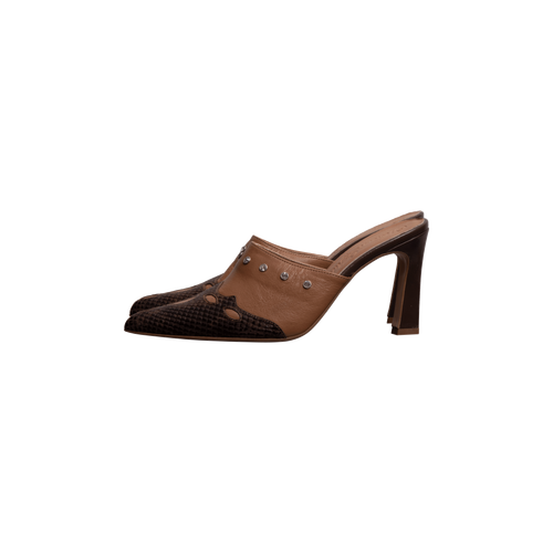 Cowgirl Mules in Mocha