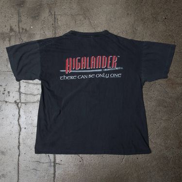 Vintage Black 'Highlander' t-shirt