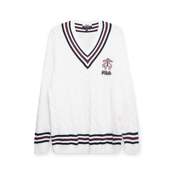 Fila X Brooks Brothers V-Neck Sweater