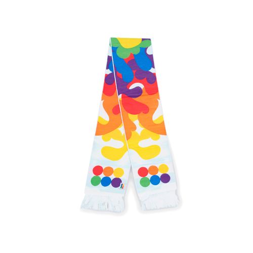 Abstract Scarf White