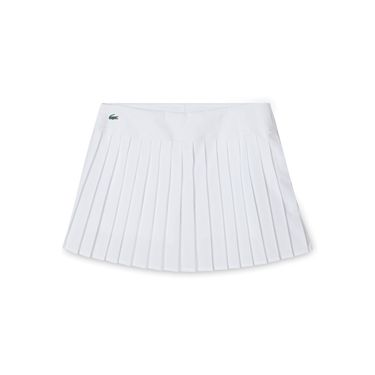 Lacoste Women's Technical Lightweight Pleated Tennis Skirt Blanc