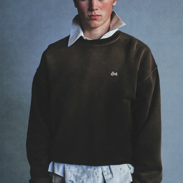 Sunfaded Brown Crewneck