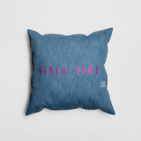 Denim Cushion (Video Games) by Harry Nuriev, 2022