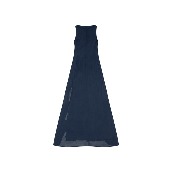 Reformation Navy Senna Maxi Dress 