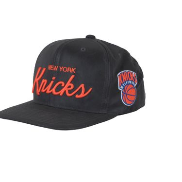 New York Knicks Classic Script Snapback- Grey 