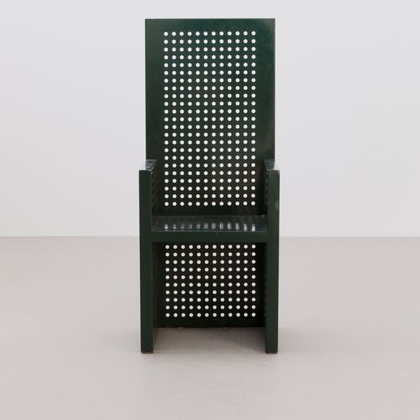 Perforated Steel Chair by Urano Palma