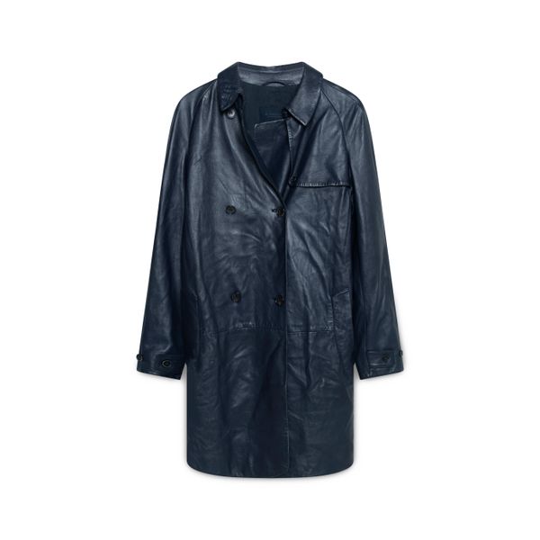 Burberry Navy Prorsum Collection Trench