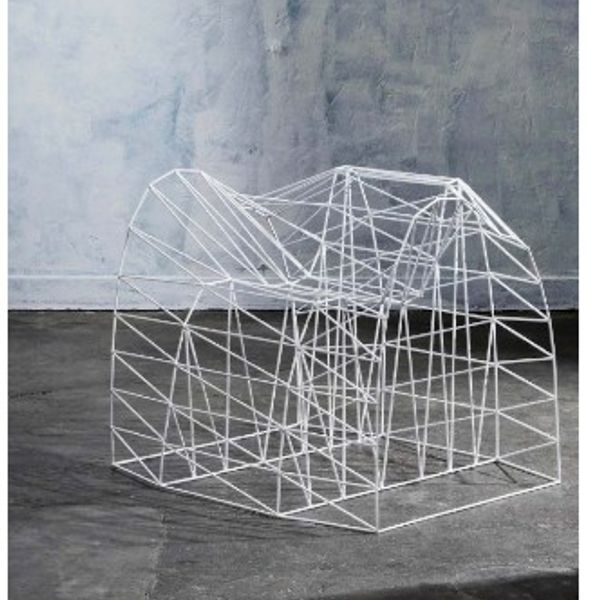 Organic Loop Chair - Wireframe by Julian Mayor, 2023 