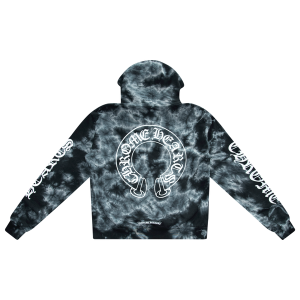 Chrome Hearts Tie Dye Horseshoe Logo Hoodie