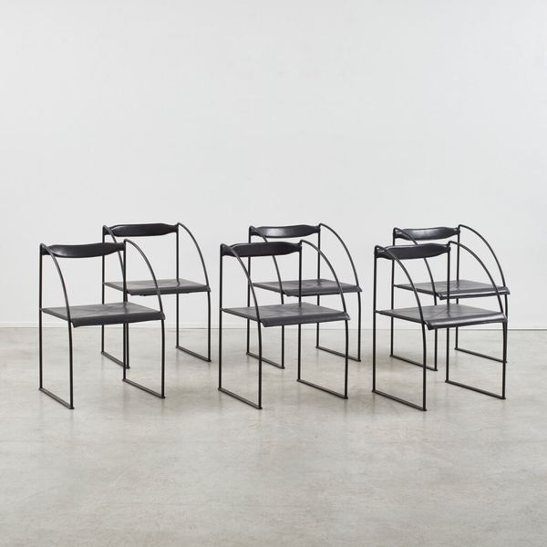 Set of Francesco Soro Patoz Chairs, ICF, Italy, 1990s