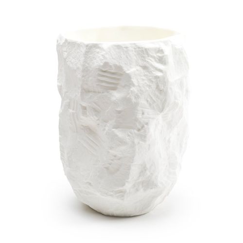 Crockery White Tall Vase