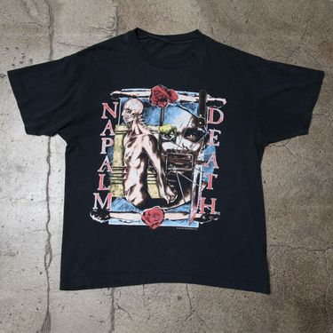Vintage Black 'Napalm Death' t-shirt