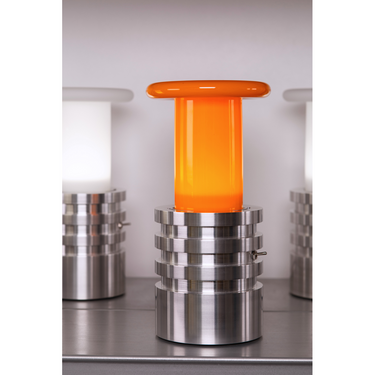 Mycelium Lamp - Glossy Orange