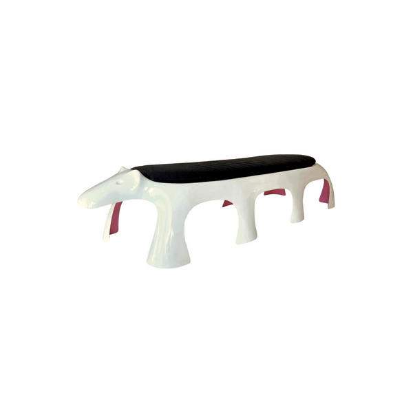 Monumental Fiberglass Aardvark Bench