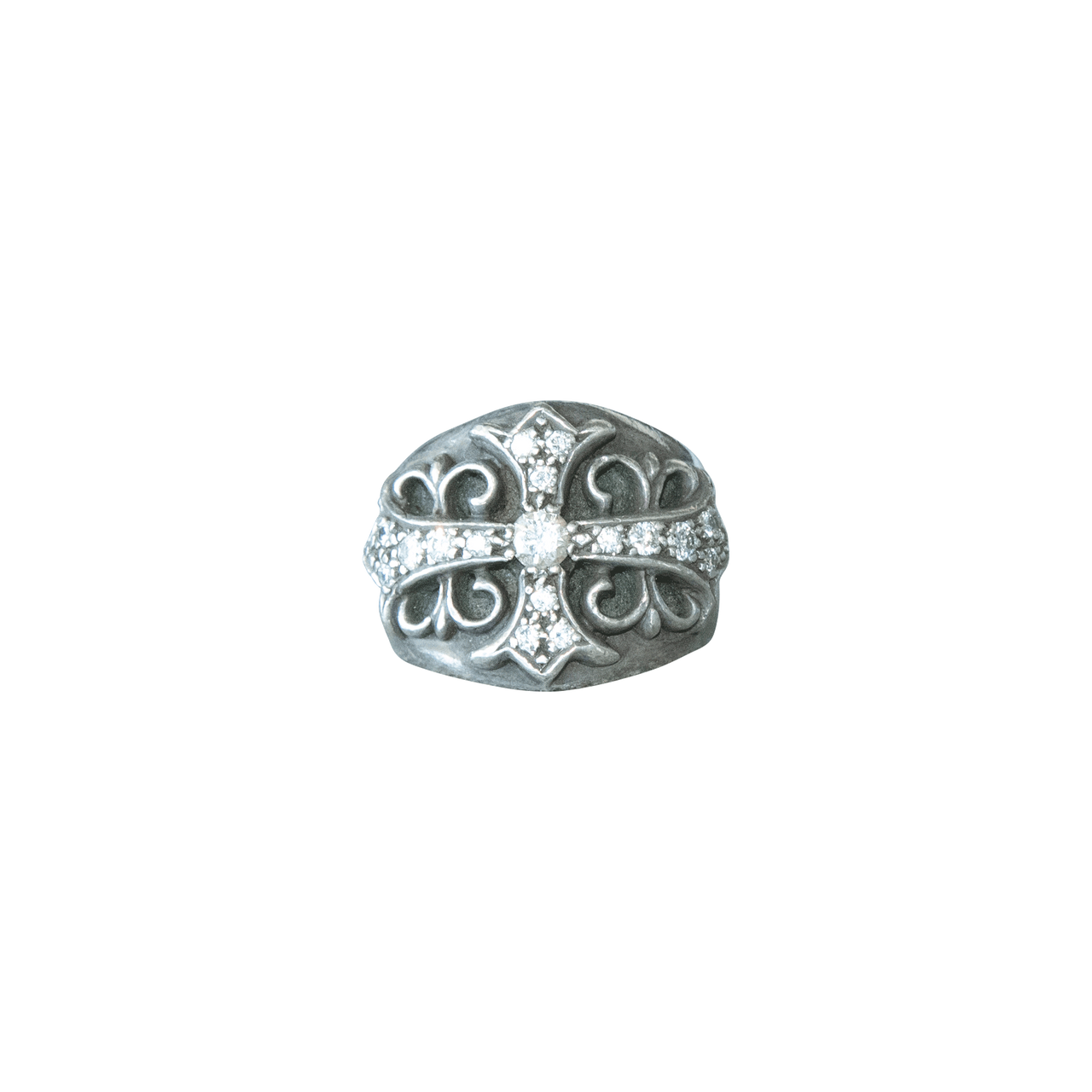 Chrome Hearts Diamond Keeper Ring by Justin Reed | Basic.Space