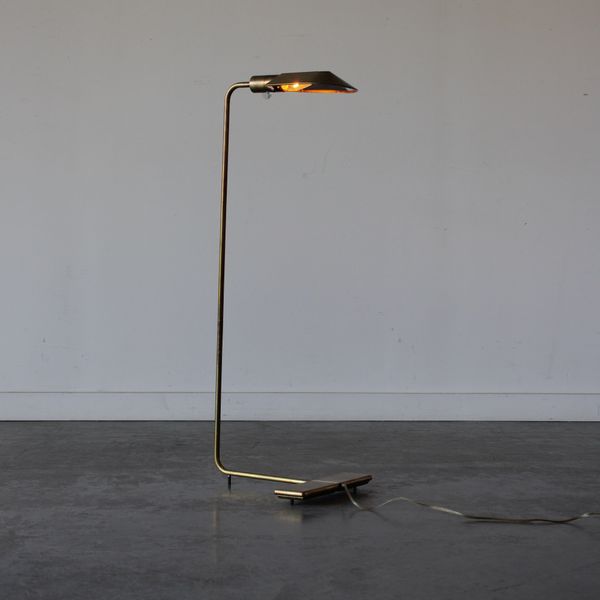 Cedric Hartman Brass Floor Lamp