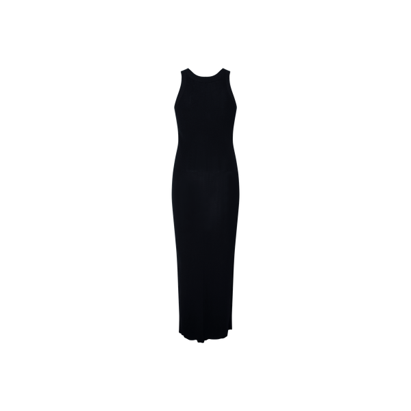 Toteme Black Seamless Midi Dress