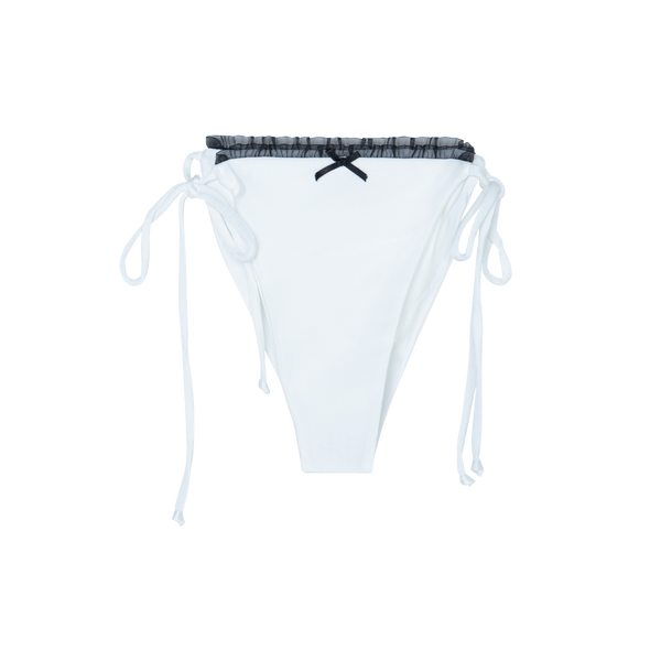 Lucia White String Bikini Bottom