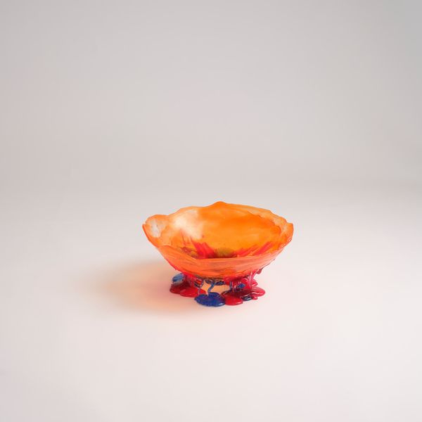 Half Ball - Small in Orange/Blue/Red by Gaetano Pesce