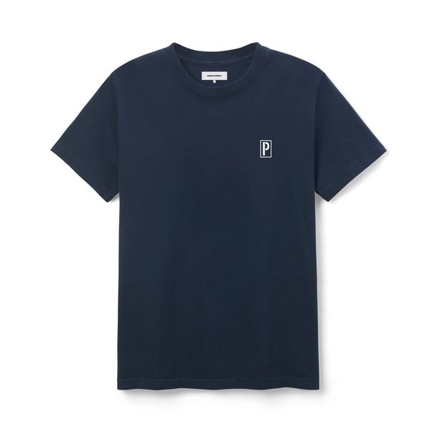 Navy Stencil P Tee