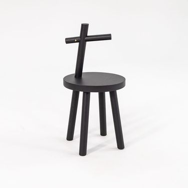 Woody Oak Side Table with Black Stain by Marcel Wanders for MOOOI, 2022