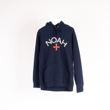 Noah NYC Logo Hoodie in Navy