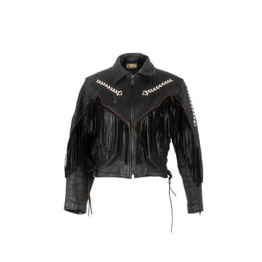 Vintage Force Fringe & Leather Jacket
