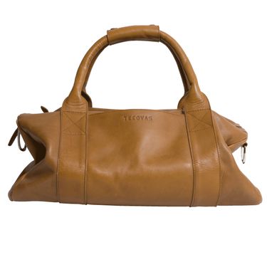 Tecovas Leather Duffle Bag in Desert Brown