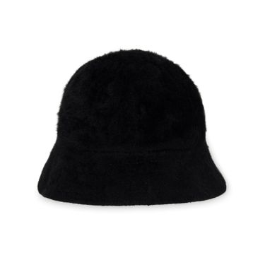 Kangol Fuzzy Black Bucket Hat