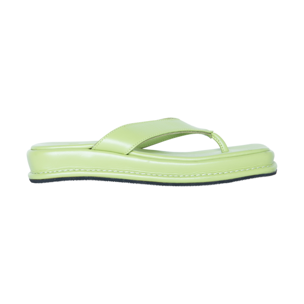 DIRT Green Flip Flops