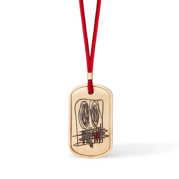 Gold Military Tag